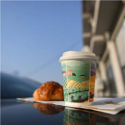 Vatnsbundin húðun Endurvinnanleg pappírsbollar